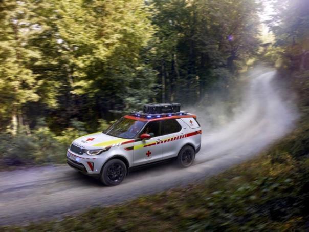 Exklusiv für das Österreichische Rote Kreuz aufgebauter Land Rover Discovery.  Foto: Auto-Medienportal.Net/Land Rover